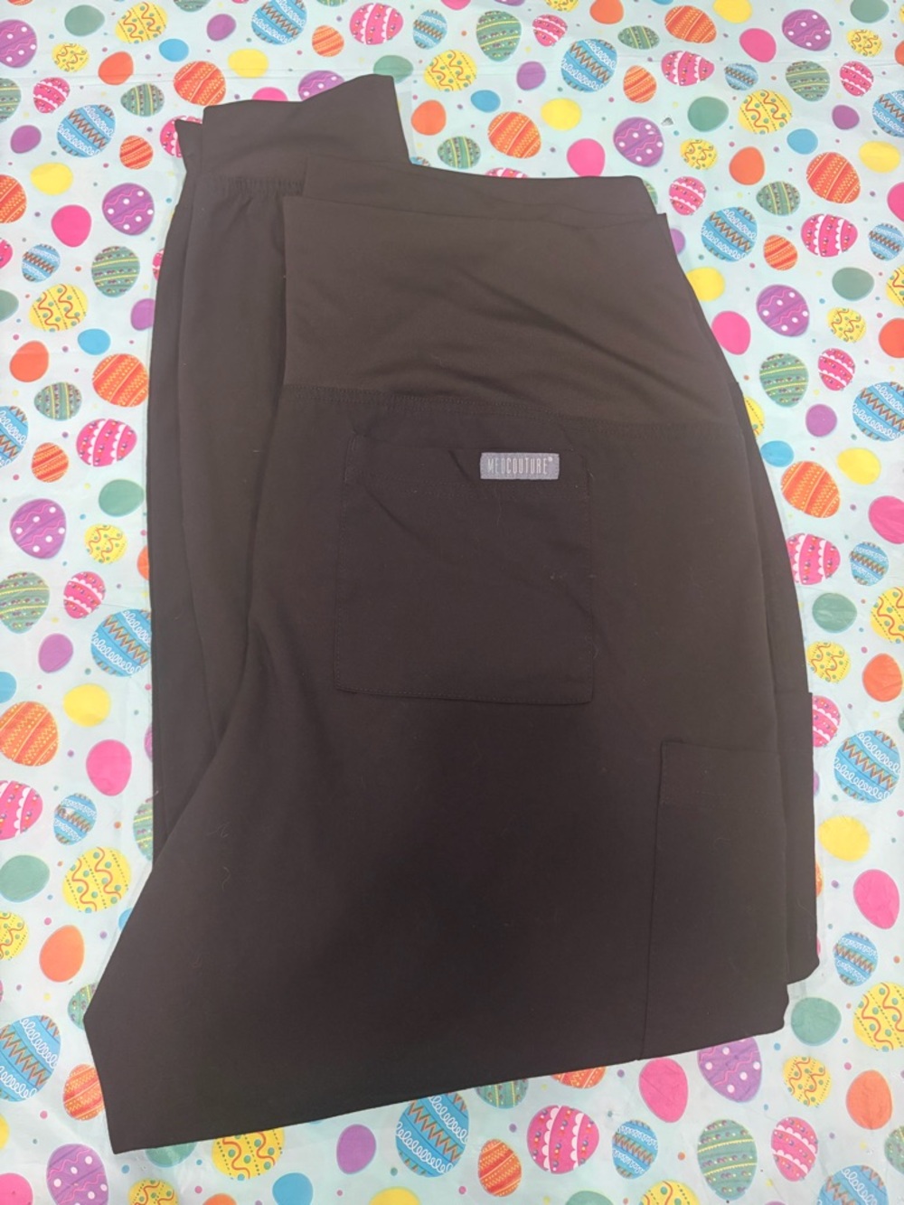 Med Couture MATERNITY black Women's Scrub Pants
